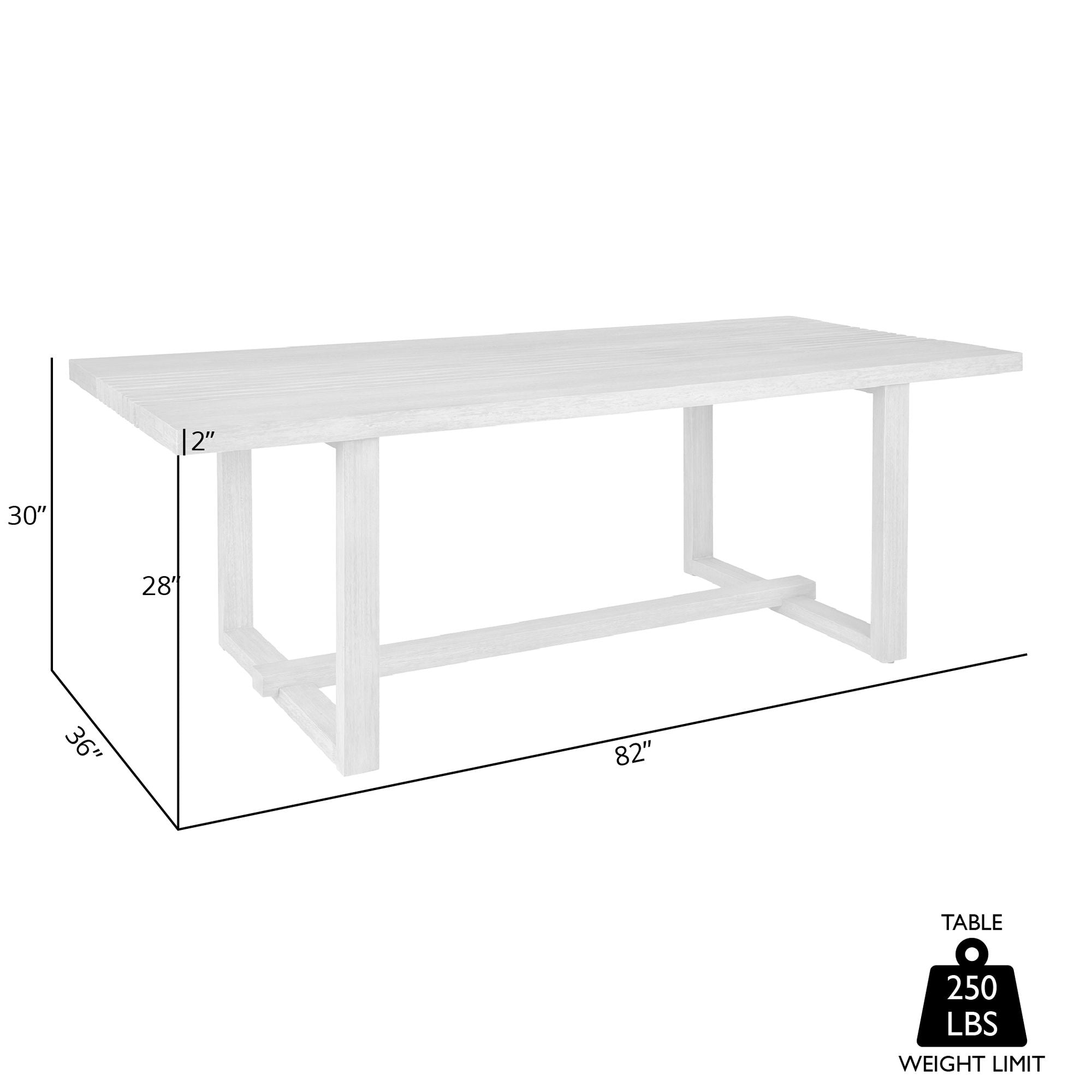 Vivid - Outdoor Patio Dining Table