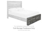 Baystorm - Full Storage Footboard - Gray