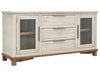 Loft - 3 Drawer & 2 Door Buffet - Gray / Beige