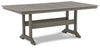Visola - RECT Dining Table w/Umb OPT - Gray