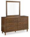 Lyncott - Dresser And Mirror - Brown