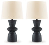 Scarbot - Paper Table Lamp (Set of 2) - Distressed Black