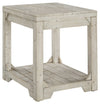 Fregine - Rectangular End Table - Whitewash