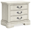Arlendyne - Three Drawer Night Stand - Antique White