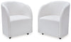 Rowanbeck - Dining Upholstered Arm Chair (Set of 2) - Ivory