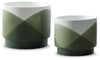 Ardenridge - Planter Set (Set of 2) - Green / White