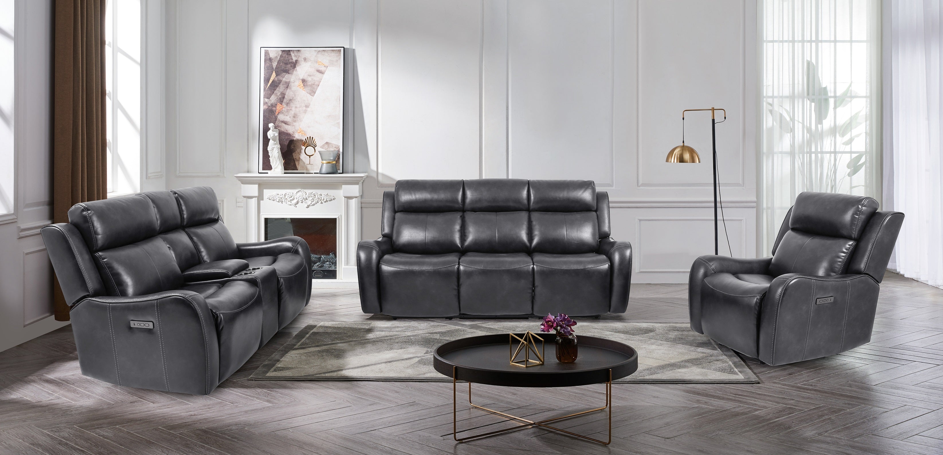 Cheers Power Reclining Sofa & Loveseat