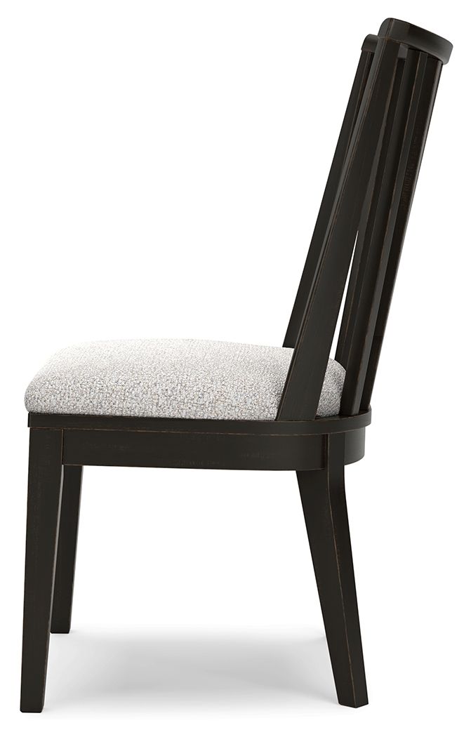 Galliden - Dining Upholstered Side Chair (Set of 2) - Black