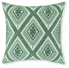 Bellvale - Pillow - Green / White