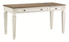 Realyn - Home Office Lift Top Desk - White / Brown