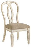 Realyn - Dining UPH Side Chair (Set of 2) - Ribbonback - Chipped White