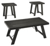 Noorbrook - Occasional Table Set (Set of 3) - Black / Pewter