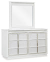 Chalanna - Dresser And Mirror - White