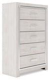 Altyra - Five Drawer Chest - White