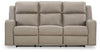 Lavenhorne - Rec Sofa W/Drop Down Table - Pebble