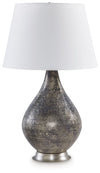 Bluacy - Glass Table Lamp - Antique Gray