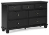Lanolee - Dresser - Black
