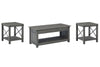 Freedan - 3 Pc. - Coffee Table, 2 End Tables - Grayish Brown