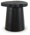 Wimbell - Round End Table - Black