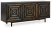 Fair Ridge - Accent Cabinet - Distressed Black