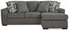 Gardiner - Sofa Chaise - Pewter