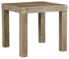 Silo Point - Square End Table - Brown
