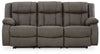 First Base - Reclining Sofa - Gunmetal