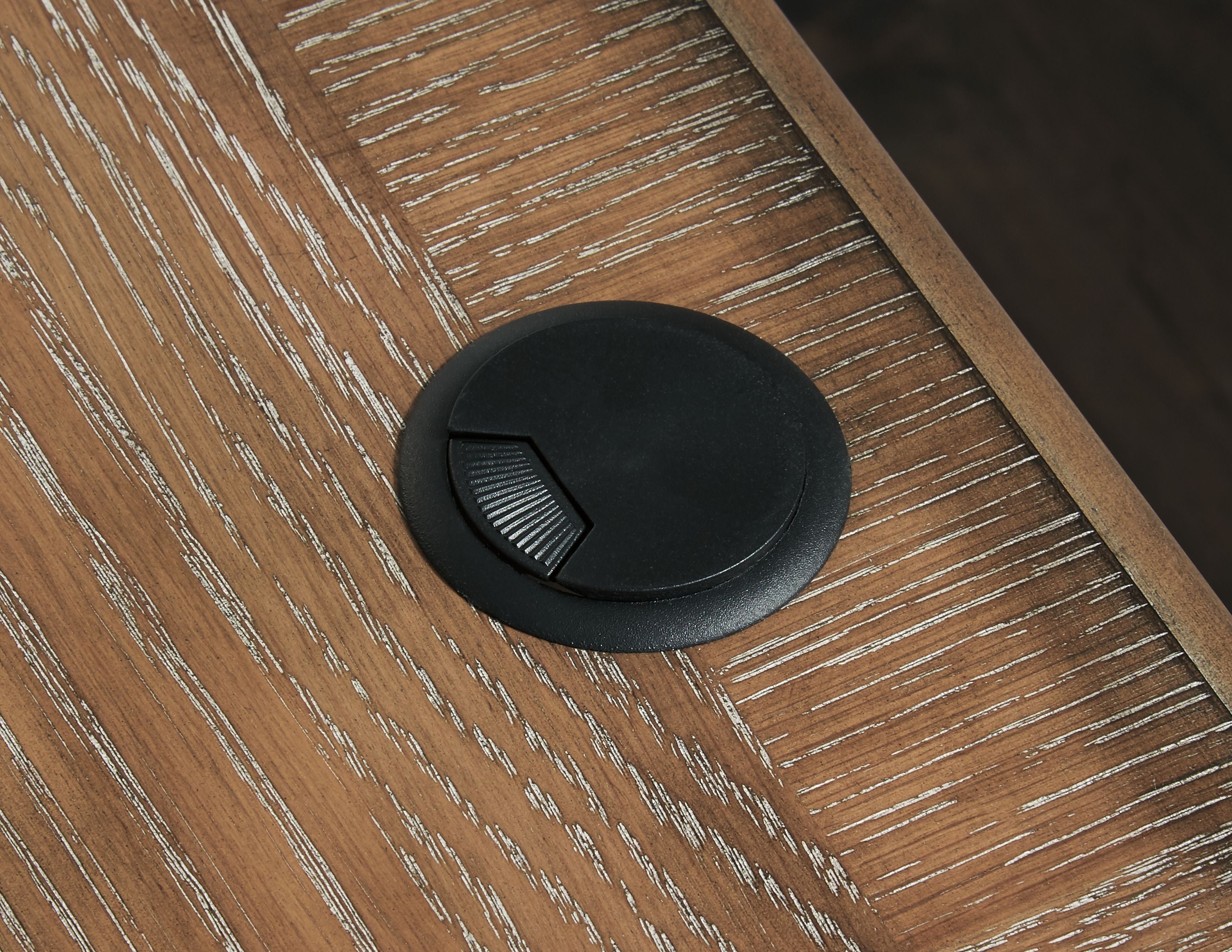 Realyn - Home Office Desk Return - White / Brown