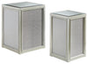 Traleena - Nesting End Tables (Set of 2) - Silver Finish