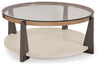 Frazwa - Round Cocktail Table - Multi