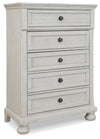Robbinsdale - Five Drawer Chest - Youth - Antique White