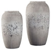 Dimitra - Vase Set (Set of 2) - Brown / Cream
