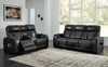 Boyington - 2 Pc. - Power Reclining Sofa And Loveseat - Black