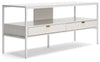 Deznee - Large TV Stand - White