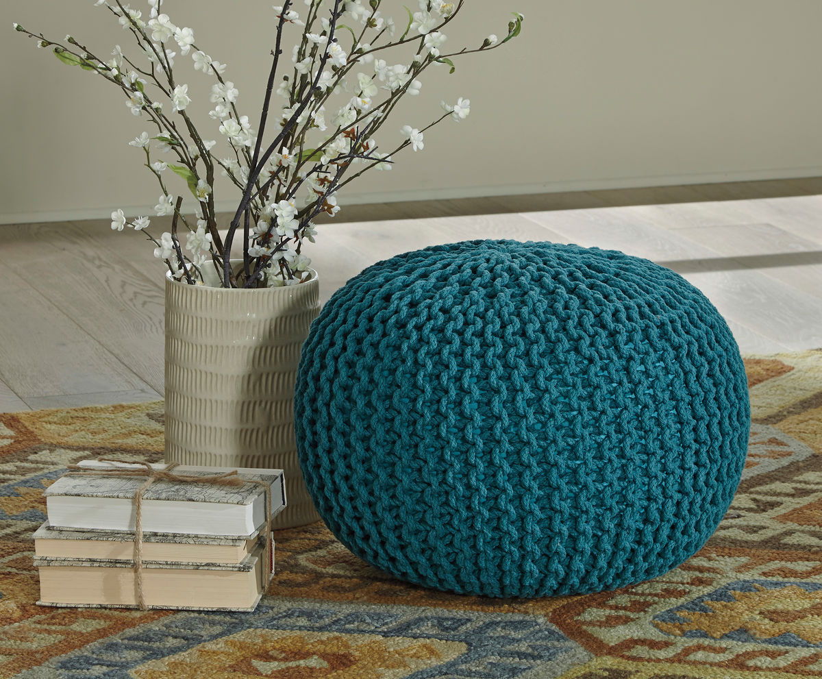 Nils - Teal - Pouf