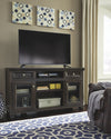 Townser - Grayish Brown - LG TV Stand w/Fireplace Option
